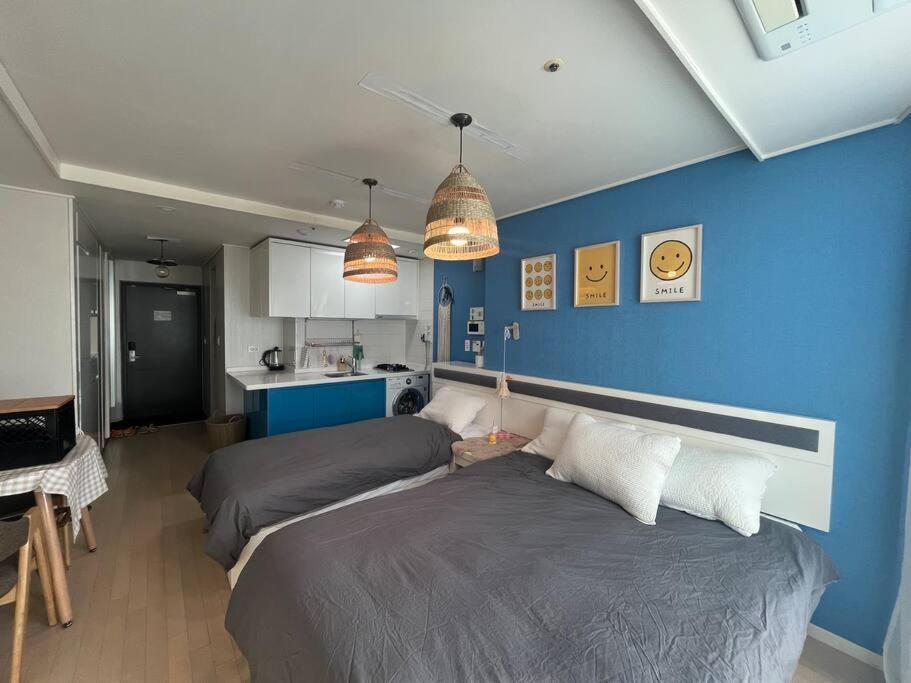 Haeundae Beach Stay #2Min Walk #2Beds Busan Buitenkant foto