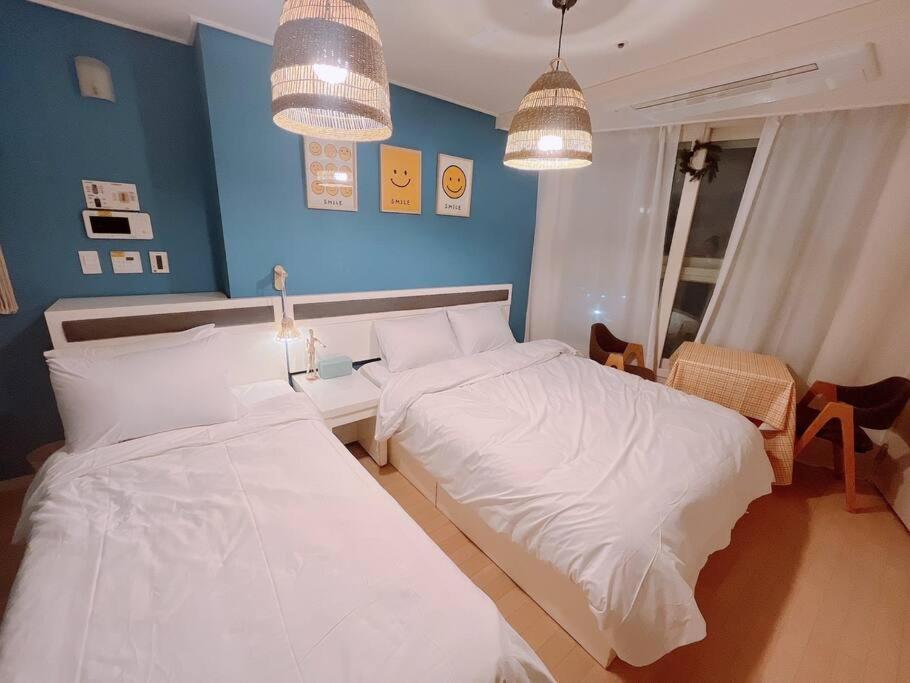 Haeundae Beach Stay #2Min Walk #2Beds Busan Buitenkant foto